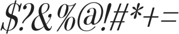 Arshila Light Italic Condensed otf (300) Font OTHER CHARS
