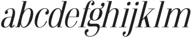 Arshila Light Italic Condensed otf (300) Font LOWERCASE