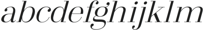 Arshila Light Italic otf (300) Font LOWERCASE