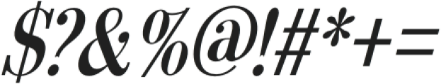 Arshila Medium Italic Condensed otf (500) Font OTHER CHARS