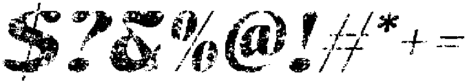 Arshine Rounded Stamp Italic otf (400) Font OTHER CHARS
