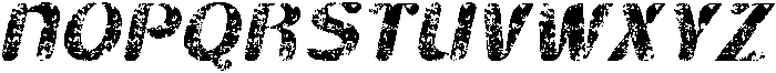 Arshine Rounded Stamp Italic otf (400) Font UPPERCASE