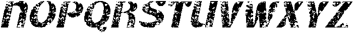 Arshine Stamp Italic otf (400) Font UPPERCASE