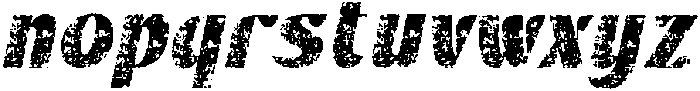 Arshine Stamp Italic otf (400) Font LOWERCASE