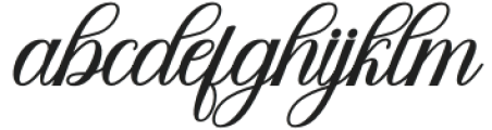 Arshinta Kirania Script Regular otf (400) Font LOWERCASE