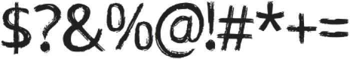 Art Brush Regular otf (400) Font OTHER CHARS