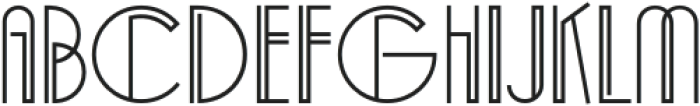 Art Decory Regular otf (400) Font UPPERCASE