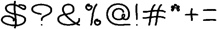 Art HEART Bold otf (700) Font OTHER CHARS