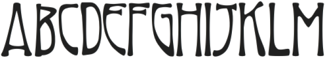 Art Nouveau Medium otf (500) Font UPPERCASE