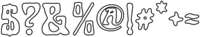 Art-Nuvo Outline otf (400) Font OTHER CHARS