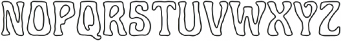 Art-Nuvo Outline otf (400) Font LOWERCASE