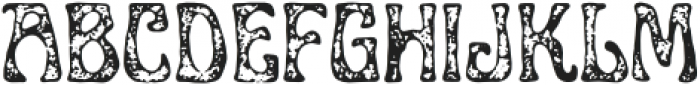 Art-Nuvo Stamp otf (400) Font LOWERCASE