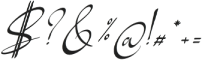 Artajliya Italic otf (400) Font OTHER CHARS