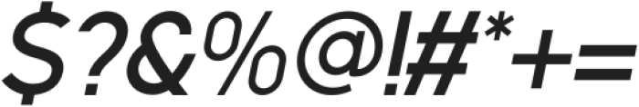 Artavion Medium Oblique otf (500) Font OTHER CHARS