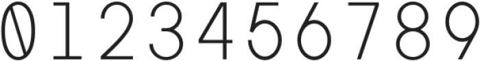 Artavion Mono Thin otf (100) Font OTHER CHARS