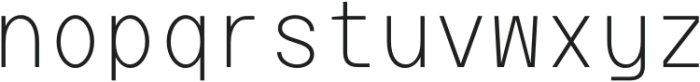 Artavion Mono Thin otf (100) Font LOWERCASE