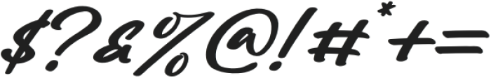 Arteanie Caraslle Italic otf (400) Font OTHER CHARS
