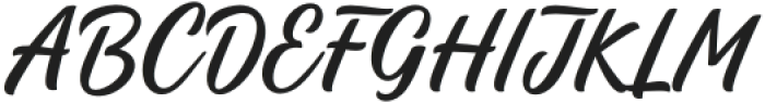 Artedas Regular otf (400) Font UPPERCASE