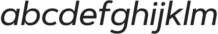 Artegra Sans Alt Medium Italic otf (500) Font LOWERCASE