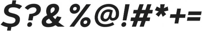 Artegra Sans Alt SemiBold Italic otf (600) Font OTHER CHARS