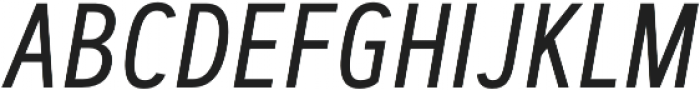 Artegra Sans Condensed Alt Regular Italic otf (400) Font UPPERCASE