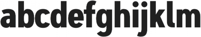 Artegra Sans Condensed Bold otf (700) Font LOWERCASE