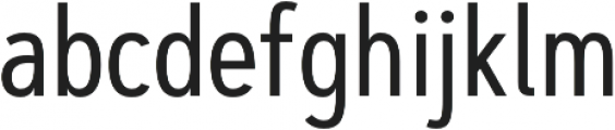 Artegra Sans Condensed Regular otf (400) Font LOWERCASE