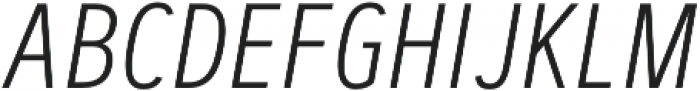 Artegra Sans Condensed SC ExtraLight Italic otf (200) Font LOWERCASE