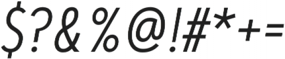 Artegra Sans Condensed SC Light Italic otf (300) Font OTHER CHARS