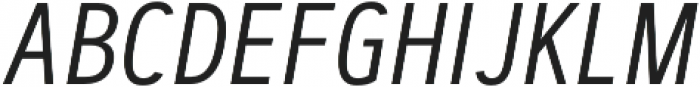 Artegra Sans Condensed SC Light Italic otf (300) Font LOWERCASE
