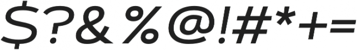 Artegra Sans Extended Alt Medium Italic otf (500) Font OTHER CHARS