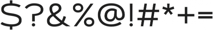 Artegra Sans Extended Regular otf (400) Font OTHER CHARS