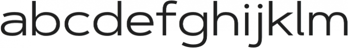 Artegra Sans Extended Regular otf (400) Font LOWERCASE