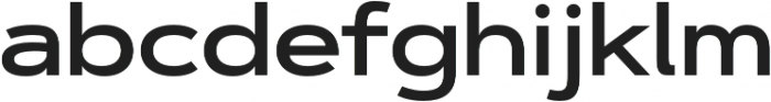Artegra Sans Extended SemiBold otf (600) Font LOWERCASE