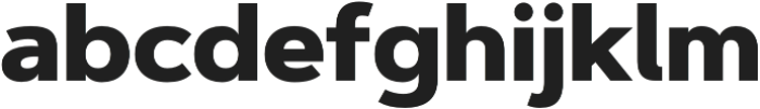 Artegra Sans ExtraBold otf (700) Font LOWERCASE