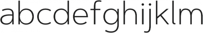 Artegra Sans ExtraLight otf (200) Font LOWERCASE
