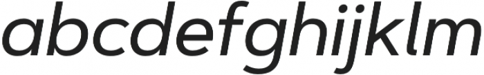 Artegra Sans Medium Italic otf (500) Font LOWERCASE