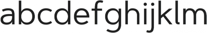 Artegra Sans Regular otf (400) Font LOWERCASE