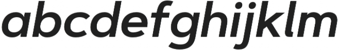 Artegra Sans SemiBold Italic otf (600) Font LOWERCASE