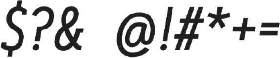 Artegra Slab Condensed Regular Italic otf (400) Font OTHER CHARS