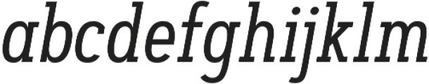 Artegra Slab Condensed Regular Italic otf (400) Font LOWERCASE