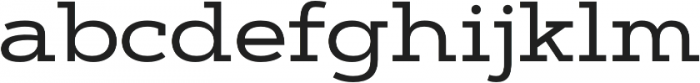 Artegra Slab Extended Medium otf (500) Font LOWERCASE