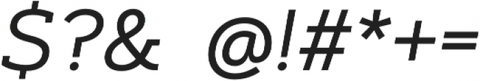 Artegra Slab Regular Italic otf (400) Font OTHER CHARS