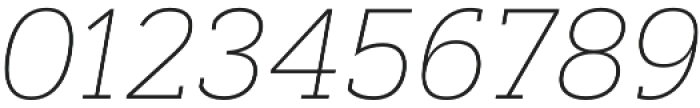 Artegra Slab Thin Italic otf (100) Font OTHER CHARS