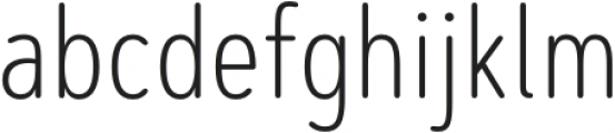 Artegra Soft Cn ExtraLight otf (200) Font LOWERCASE