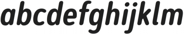 Artegra Soft Cn SemiBold Italic otf (600) Font LOWERCASE
