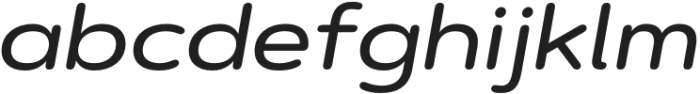 Artegra Soft Ex Medium Italic otf (500) Font LOWERCASE
