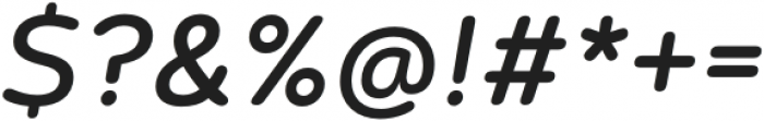 Artegra Soft Medium Italic otf (500) Font OTHER CHARS