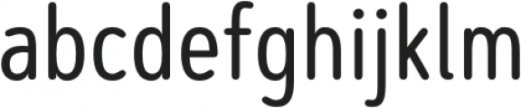 ArtegraSoftCn-Regular otf (400) Font LOWERCASE
