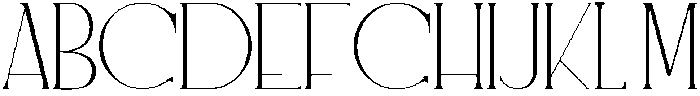 Artemis Regular otf (400) Font UPPERCASE
